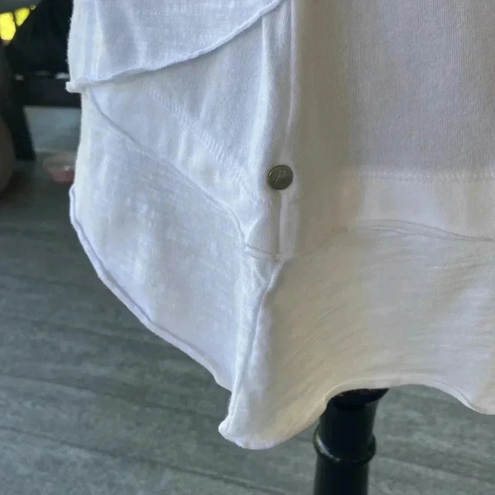 Neon Buddha|  Ruffle Bottom Tank Top - Picture 5 of 7